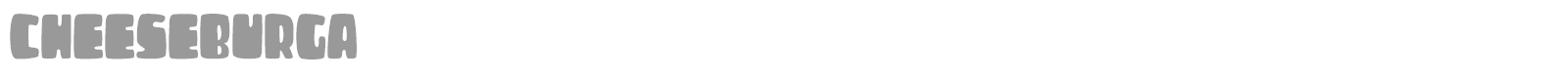 Cheese Burga font preview